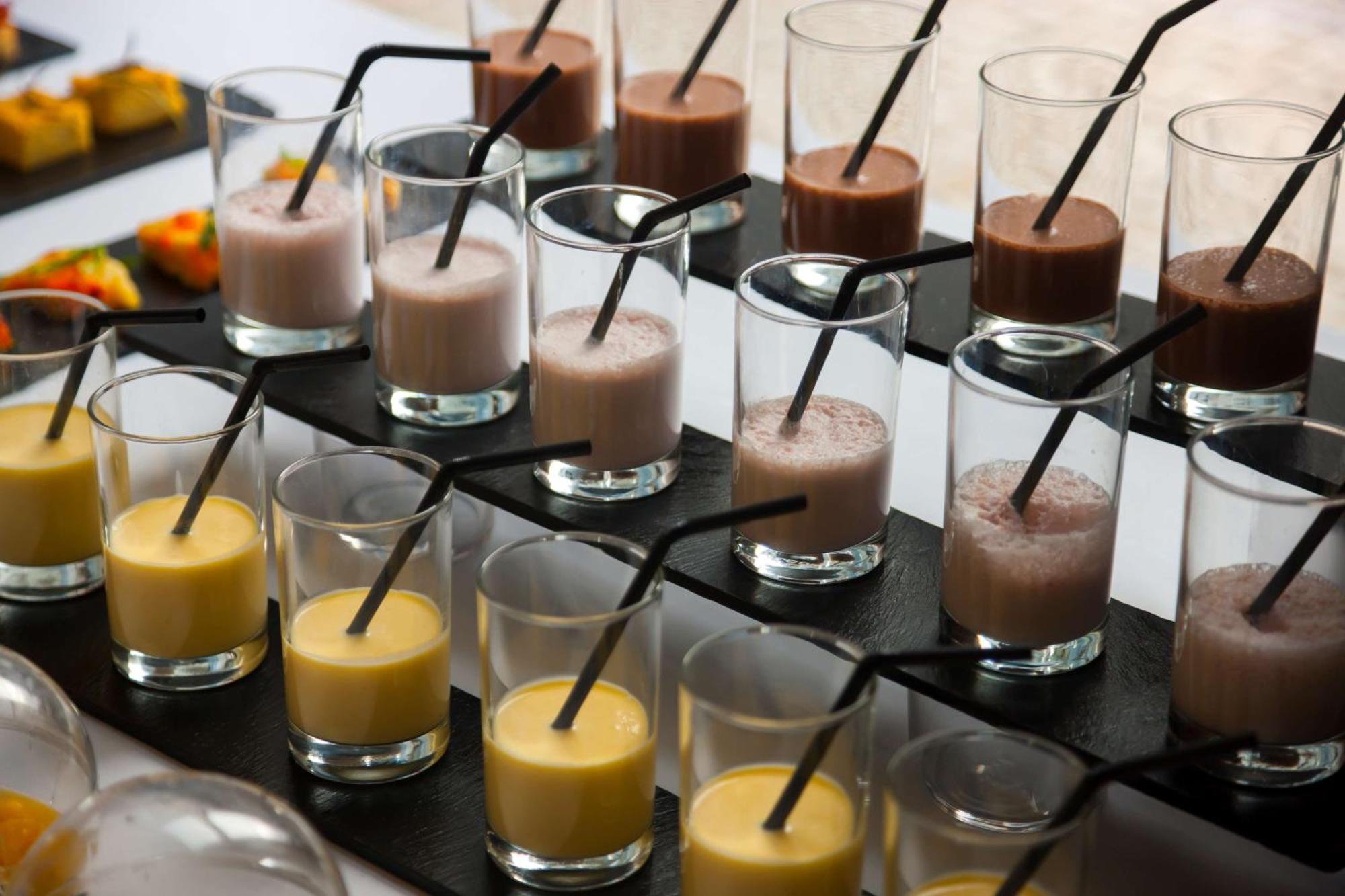 Nh Collection Santiago De Compostela Hotel Exterior photo A selection of milkshakes